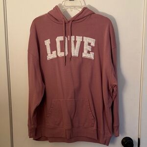 Torrid Dusty Pink Hoodie